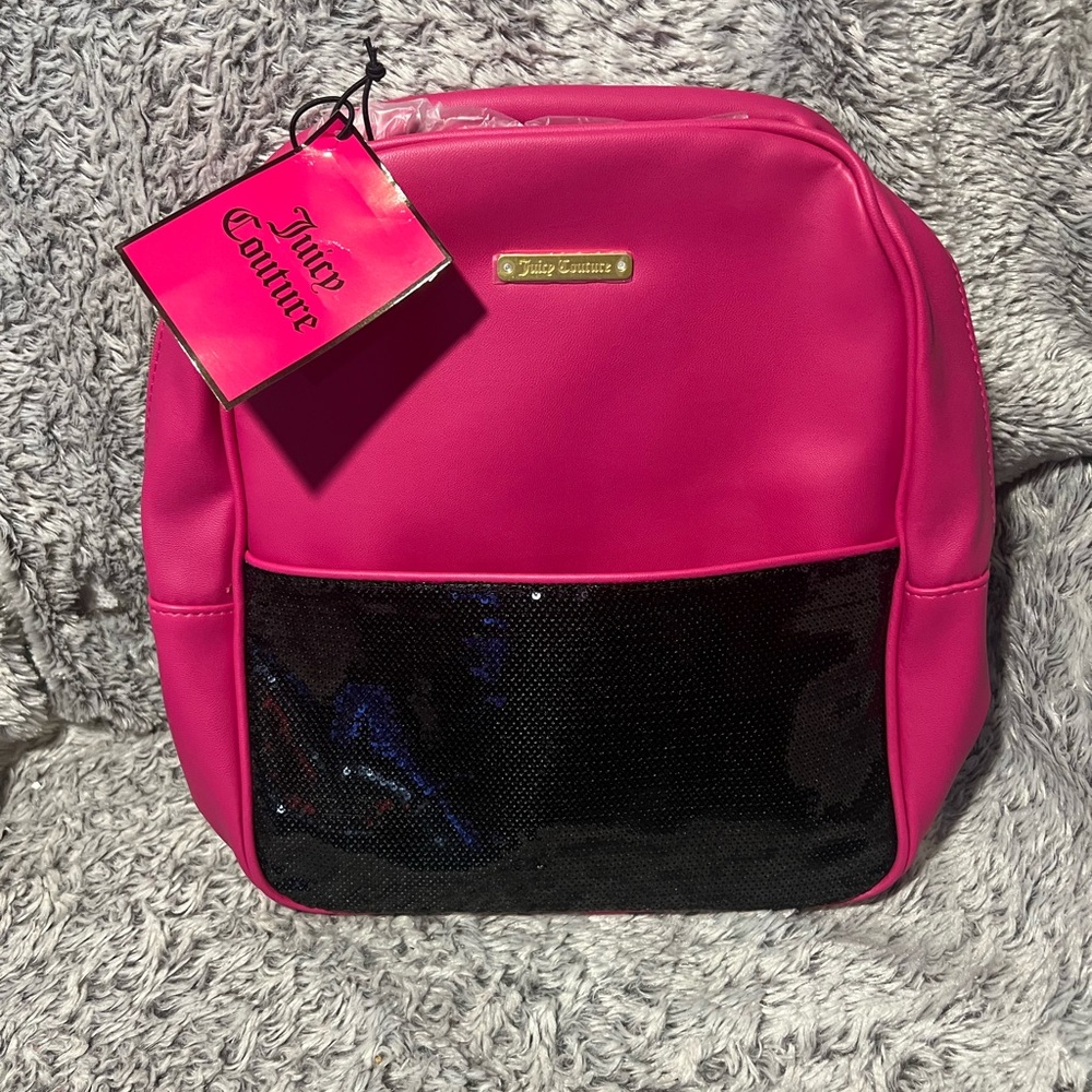 Juicy Couture Pink and Black Women's Backpack